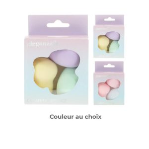 Eponge de maquillage-3pcs-couleur ASST