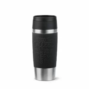 Mug de voyage-0,36L-Tefat classique-noir-inox