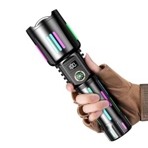 Lampe torche a led en alu batterie a lithium