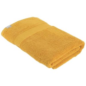 SERVIETTE DE BAIN-70X130CM-100% COTON MANON MOUTARDE