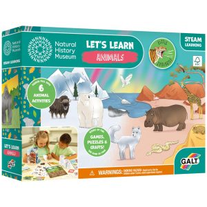 APPRENONS LES ANIMAUX PUZZLES ET AUTOCOLLANTS+4ANS