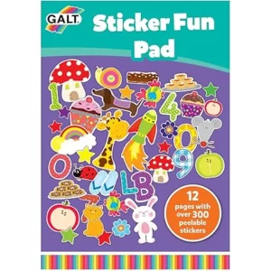 CAHIER D'AUTOCOLLANTS RIGOLOS-12 PAGES-300 STICKERS