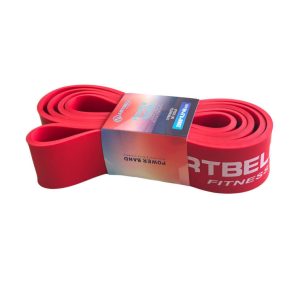 Bande de résistance fitness-208x4,4cm-rouge