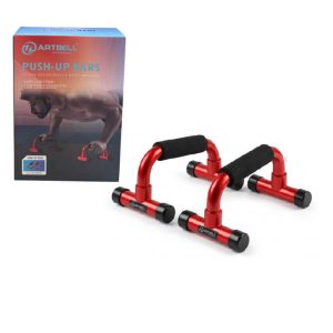 Poignets de musculation-2pcs-21,5x14cm-rouge-noir