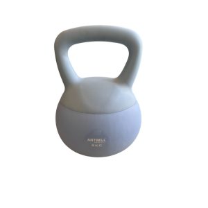 Ketllebell -8kg-souple bleu-clair