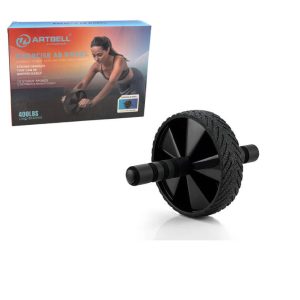 Roue pour abdominaux-17,5cm-noir