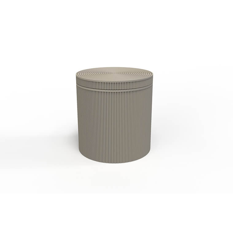 pot-a-coton-en-polyresine-strie-taupe-95x95x98-cm