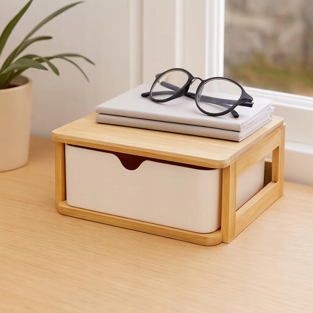 ORGANIZER-Z-SZUFLADA-BAMBUSOWY-BAMBUS-I-MELAMINA-19-5-X-14-8-X-8-CM-Kod-producenta-170495500