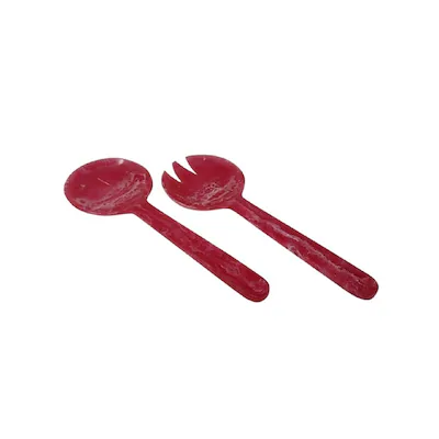 Salad-Servers-Set-of-2-Rose-Pink-Resin-Dia-11_---Pink
