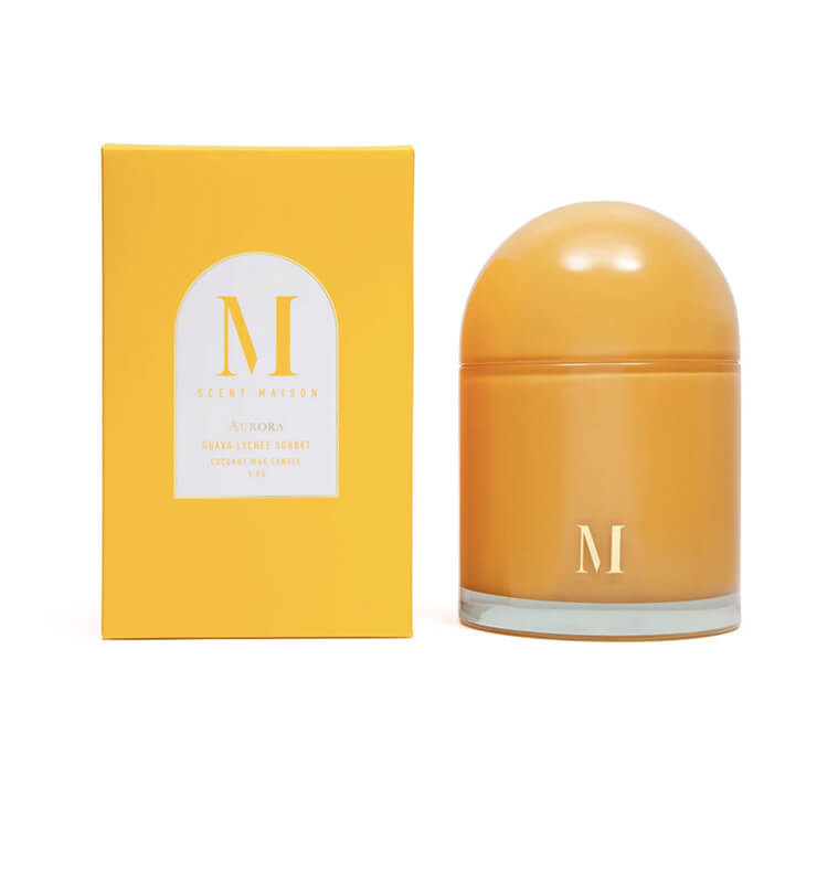 bougie-parfumee-senteur-sorbet-goyave-et-litch-375g-dans-un-pot-en-verre
