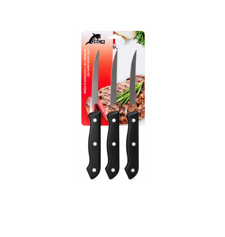 couteau-a-steak-115-cm-avec-manche-en-pvc-noir-lot-de-3
