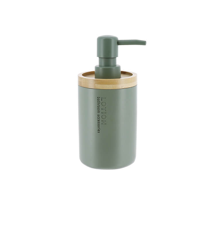 distributeur-de-savon-polyresine-vert-kaki-280-ml